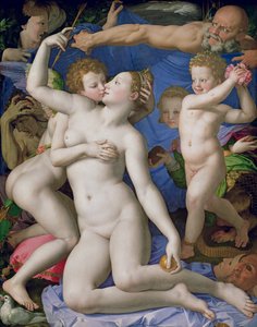 Uma alegoria com Vênus e Cupido, c.1540-50